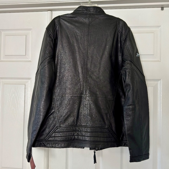 Designer Leather Jacket Burk's Bay 2022 Daytona 500 Champion Signed NWT NASCAR - Picture 7 of 10